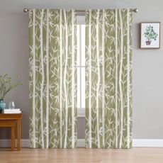 Elegant organza sheer curtains providing a light and airy feel for your space.