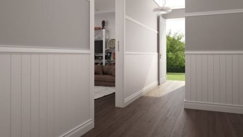 Outdoor wall skirting