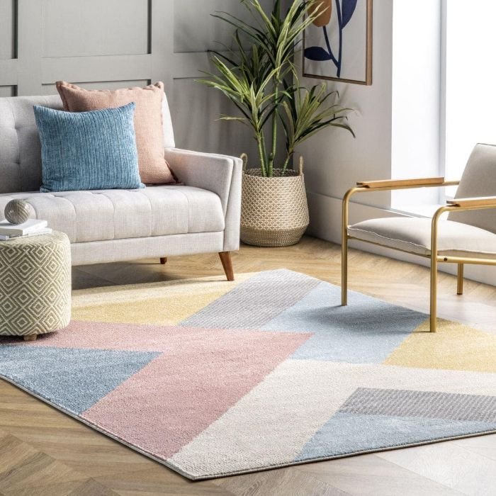 8-Pink-Modern-Abstract-Area-Rug