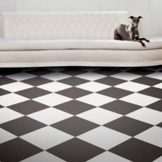 Checkerboard Luxury Vinyl Tile