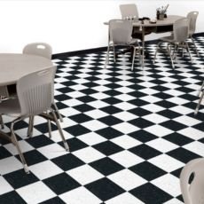 Checkerboard Luxury Vinyl Tile