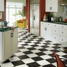 Checkerboard Luxury Vinyl Tile