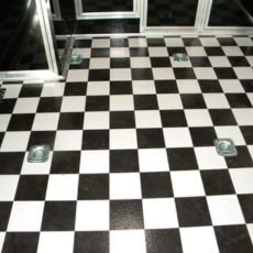 Checkerboard Luxury Vinyl Tile